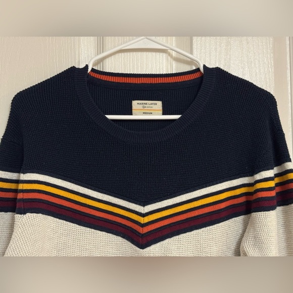 Marine Layer Men’s Stowe Crewneck Sweater Size: Medium rare hard to find - Picture 6 of 9